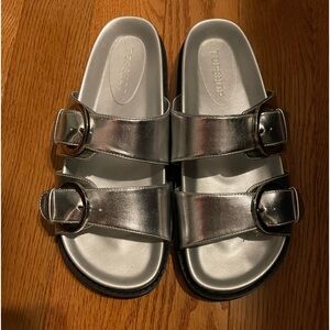 Topshop Double Strap Slides